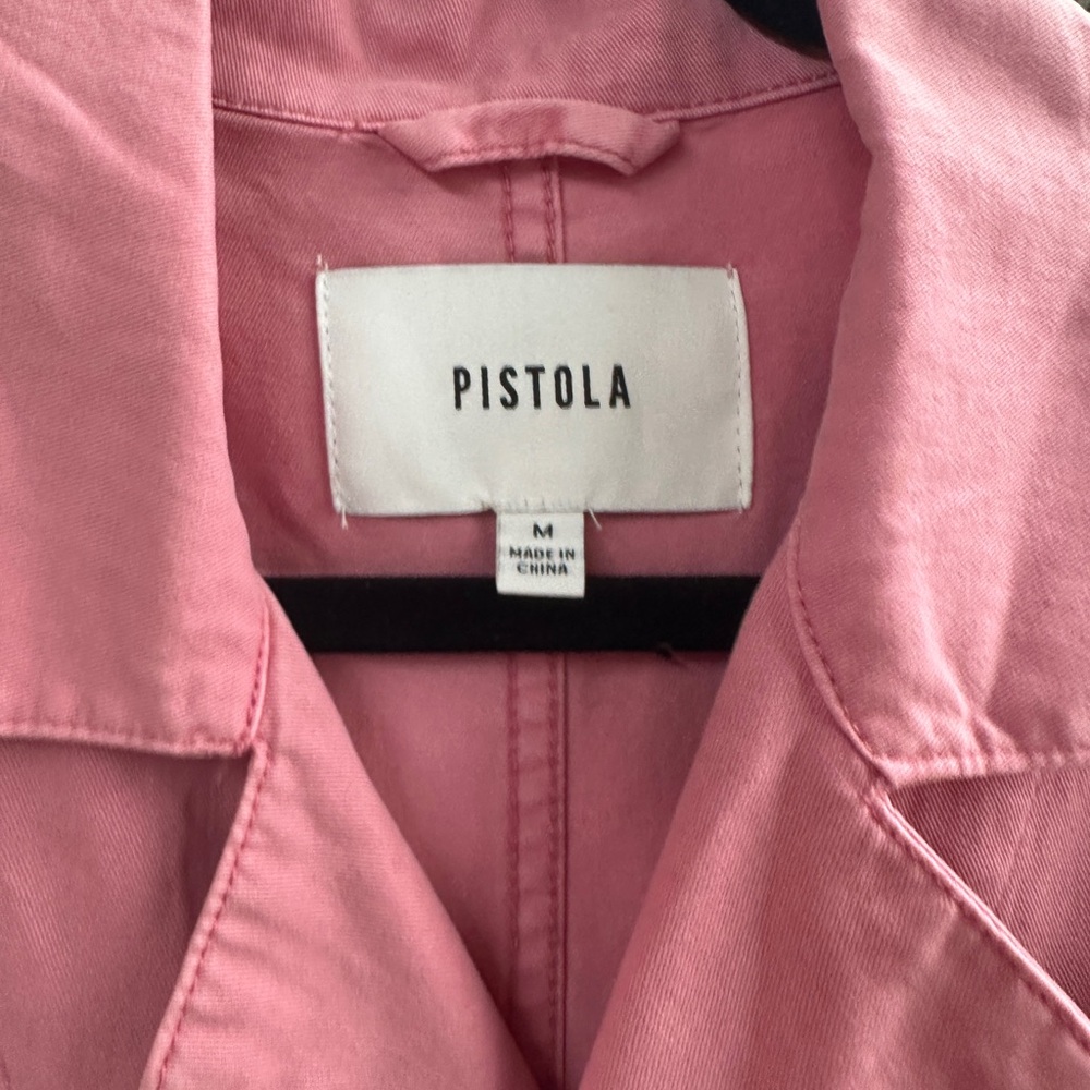 NWOT Pistola bubblegum pink cotton boiler jumpsuit - Picture 2 of 7